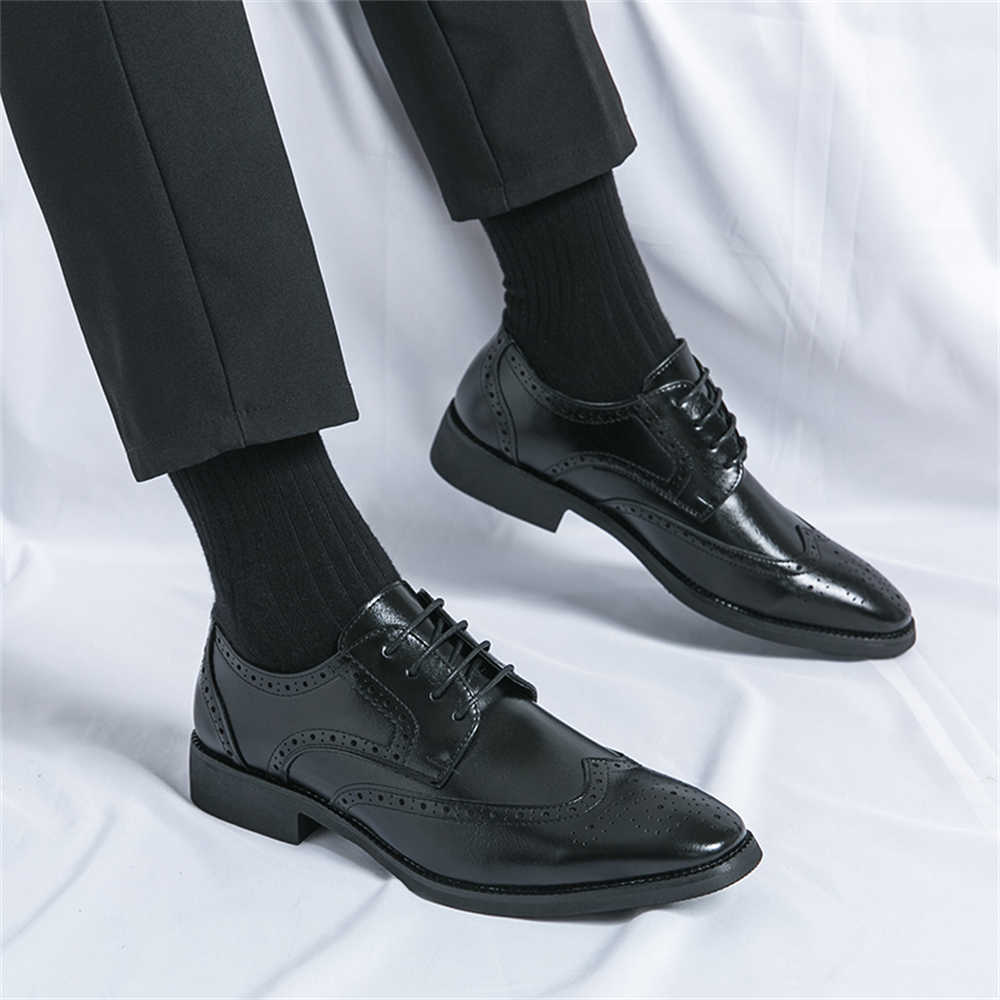 Fashion Height Up Stage Size 46 Shoes Oxford Wedding Shoes Men White Mens Dress Shoes Sneakers Sports Tenys Popular Goods Original