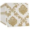 3D Self-Adhesive Foam Wall Sticker - Waterproof Embossed Wallpaper for Living Rooms & Bedrooms