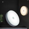 Lâmpada noturna LED inteligente com sensor de corpo humano, iluminação automática de emergência, carregamento USB, sem fio, sucção magnética, uso noturno