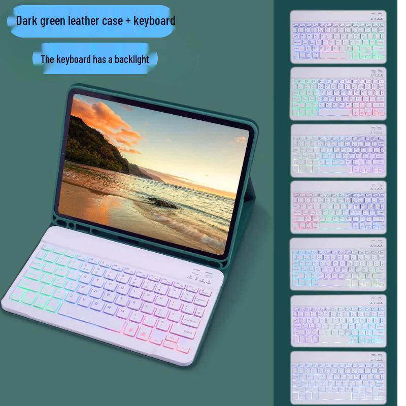 iPad 10th Gen Magnetic Protective Case with Backlit Keyboard & Pen Slot