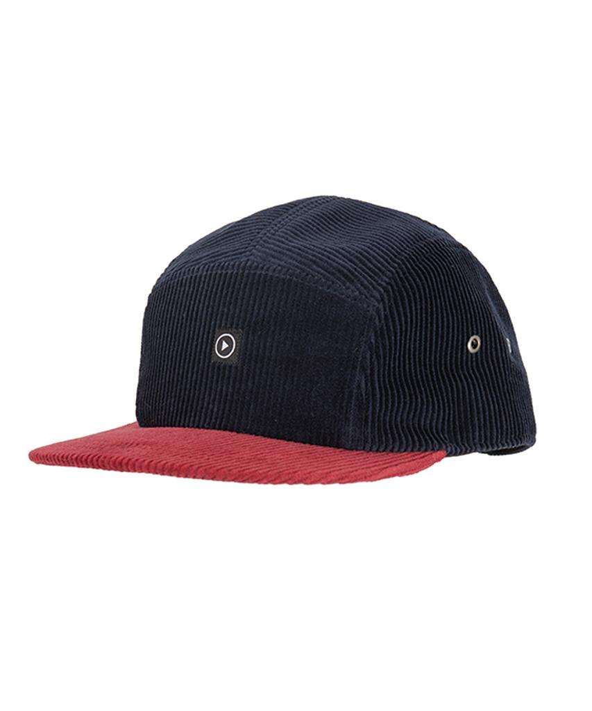 Gesison Corduroy Logo Camp Cap_Navy