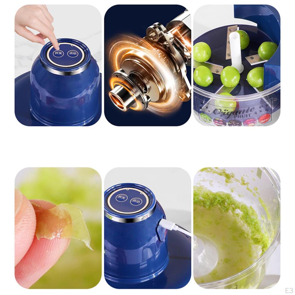 Automatic Fruit Peeling Tool Portable Creative Convenient Grape USB for Camping Home