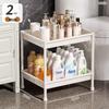 Punch-Free Floor Standing Bathroom Corner Storage Rack