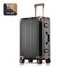 Premium Aluminum-Magnesium Alloy Suitcase with Universal Wheels - Fashionable Hard Shell Luggage for Students