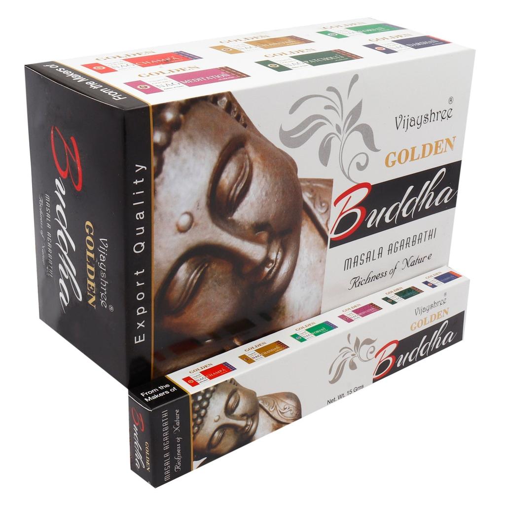 6x Incense Golden Buddha 15g