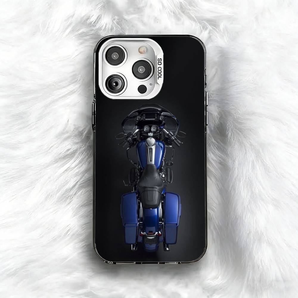

Classic Motorcycle S-Street G-Glide CVO Phone Case For iPhone 16 17 15 14 12 13 Pro Max Black Color Shockproof Cover iPhone13PRO