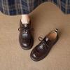 Autumn Shoes, Thick-soled Leather Shoes for Women, New Style Single Shoes