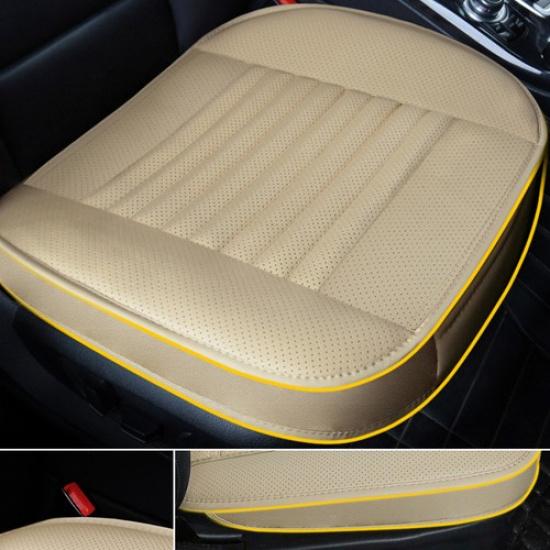 Full Surround Front Car Seat Cover Leather Pad Mat Auto Chair Cushion Protector