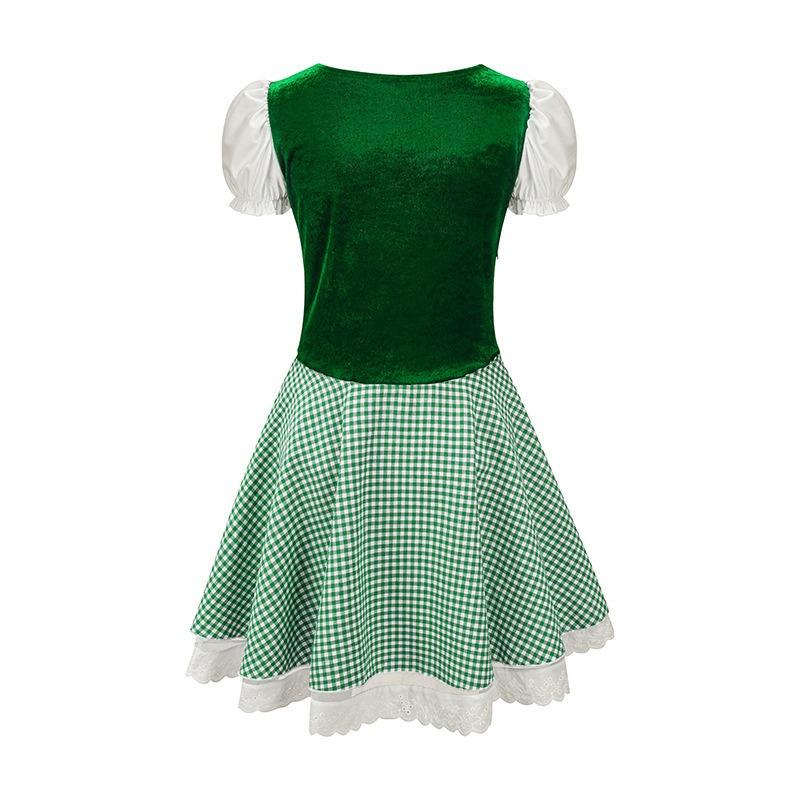 Munich Oktoberfest Costume Carnival Adult Women's Dress Ethnic Performance Costume