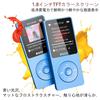 RUIZU 64GB MP3 Player with Bluetooth Large Portable Music FM Recording Movie Photo Up To 80 Hours of 128GB MicroSD Card Lightweight and Ideal for and