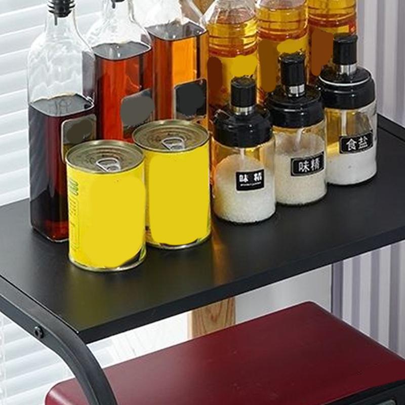 Kuchyňský rošt do trouby Domácí vícevrstvý úložný stojan Organizér Kovový držák Velká kapacita Mikrovlnný regál