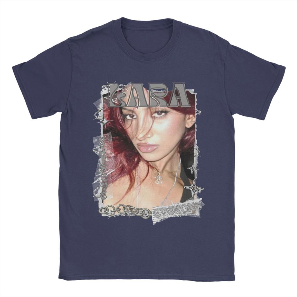 KATSEYE Lara Kpop Y2K Group TShirt for Unisex Funny Pure Cotton Tee Shirt Crew Neck Short Sleeve T Shirts Graphic Printed Clothes