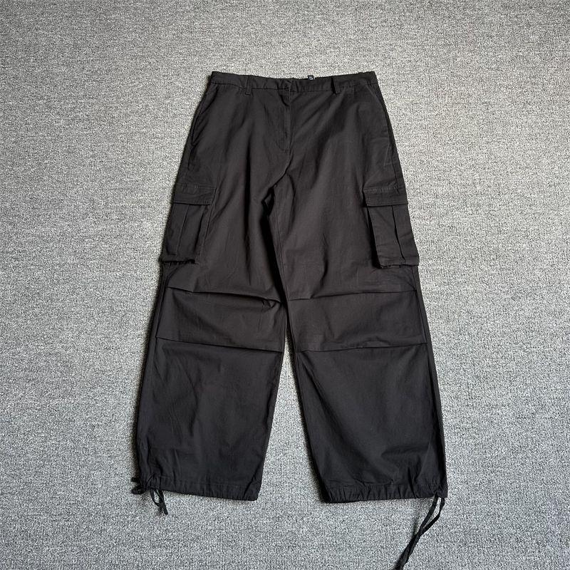 

Экспорт Мода Большой Размер Хлопок Широкие Брюки-Комбинезон Женские Многокарманные Джоггеры Повседневные Свободные Универсальные Молодежные Брюки Лето vm black cotton multi-pocket Loose pants S