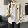 Shirt Men'S Spring New Trend Brand Loose Corduroy Long Sleeve Shirt Hong Kong Style Large Size Fashion Student Jacket