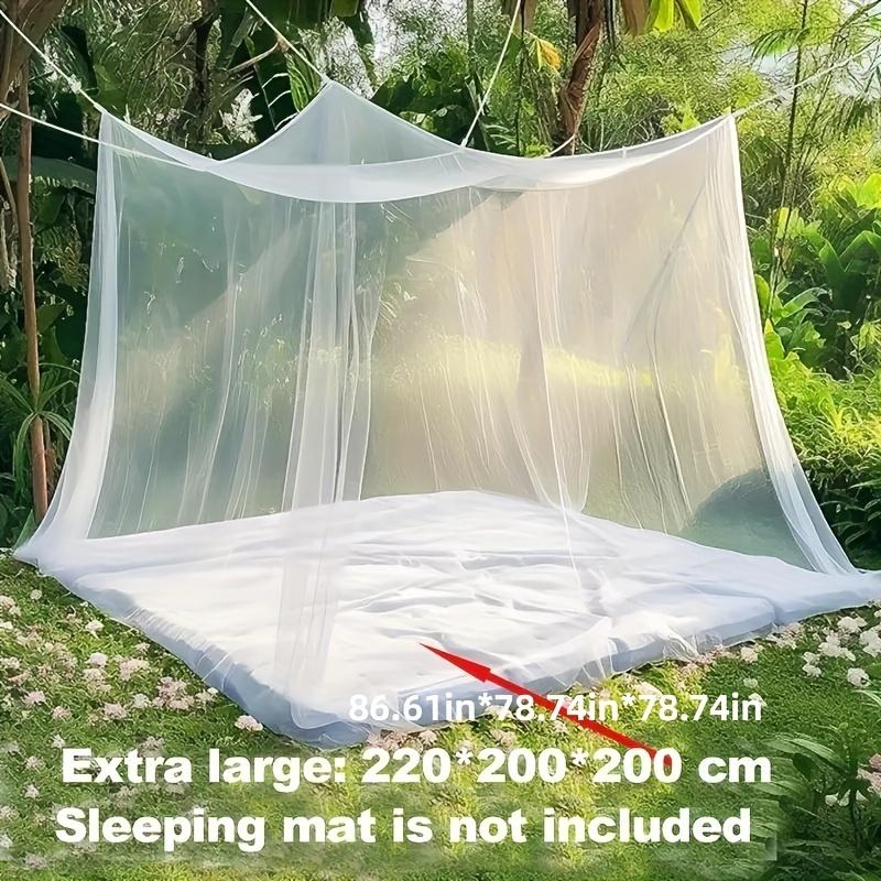 Extra Large Camping Mosquito Net, Durable Polyester Canopy Mesh for Bed & Outdoor Use, Non-Waterproof, All-Season Protection