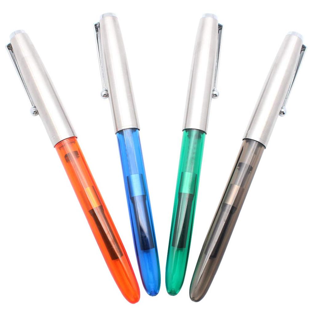 Gullor Fountain Fine with Ink 4 Multicolor Ultra-Lightweight Pen, Nib, Converter, Pens,