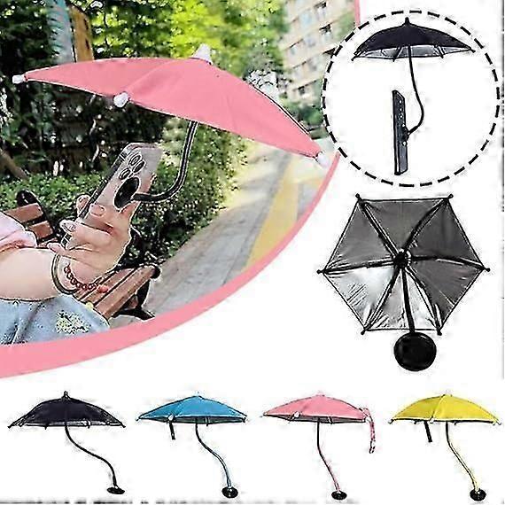 Magnetic Phone Umbrella for Sun, 360 Rotation Phone Umbrella for Sun, Foldable Portable, Reduce Phone Overheating and Phones Anti-Glare