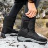 39-46 Men's Snow Boots To Help Thick Sole Plus Fleece Non -slip and Wear -resistant Winter Large Size Snow Boots
