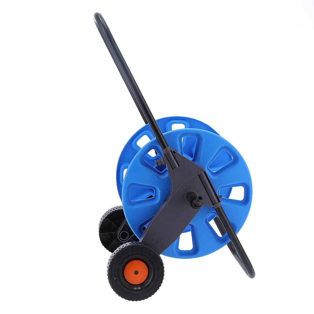 Garden Hose Reel Cart Portable HandPush Water Pipe Storage Rack Organizer for G1 2 50m Tube