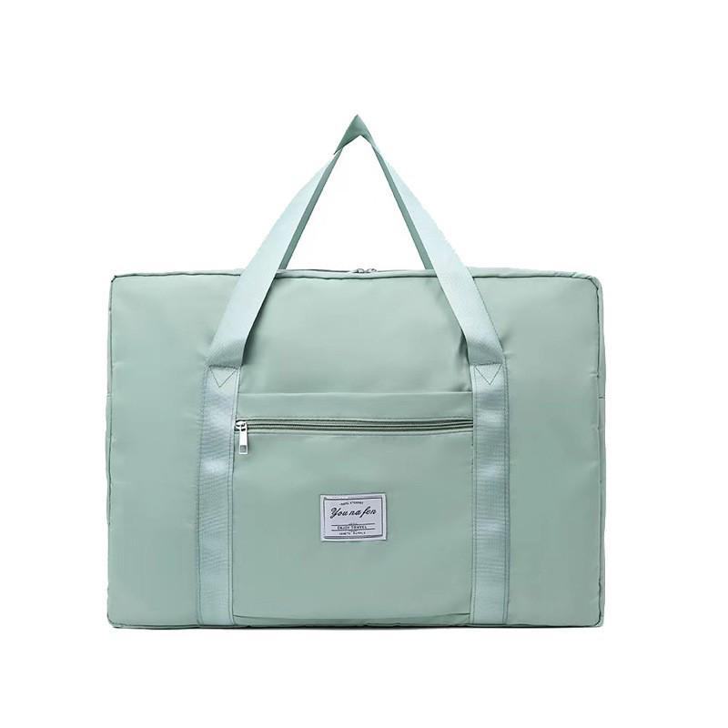 

Велика вологозахищена дорожня сумка, кріпиться до валізи на колесах, ручна поклажа, тканина Оксфорд, для зберігання одягу Medium зелений