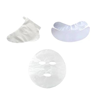 Pack plastique jetable Pricla 100 feuilles pour le visage + 100 feuilles pour le cou + 100 feuilles pour les pieds Ensemble 3 pièces, 1 paquet, 300 feuilles