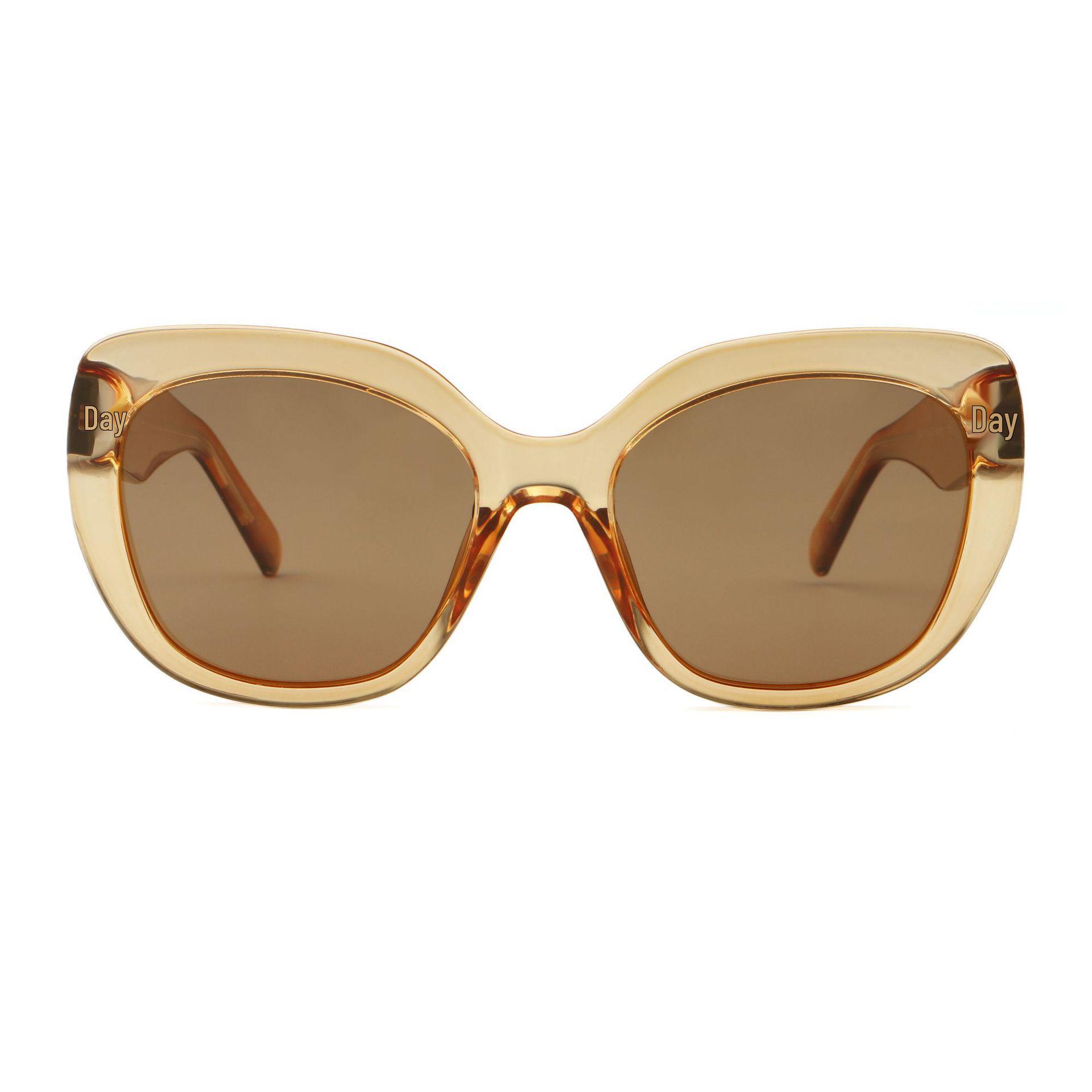 Trendy Polarized Cat Eye Sunglasses for Women and Men - New Style 66301