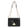 Fashionable Casual Retro Small Square Handbag With Stylish Chain Strap Design