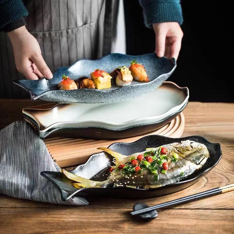 ZISIZ Ceramic Fish Plate