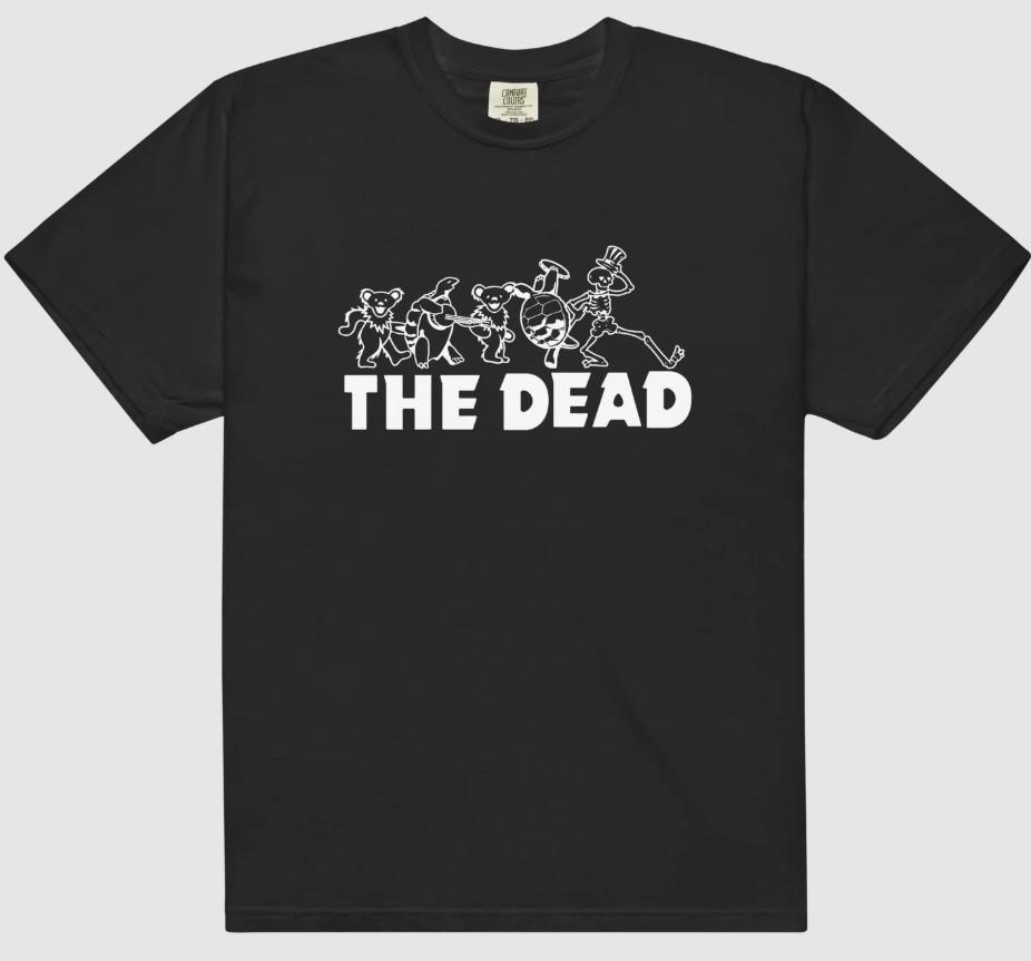 Grate*ful Dead The Dead Crew T-Shirt Comfort Colors Size S-4XL Unisex T-Shirt XXXL