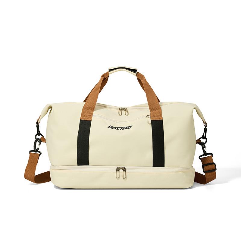 Lekka torba sportowa i podróżna w stylu koreańskim z separacją na mokre/suche