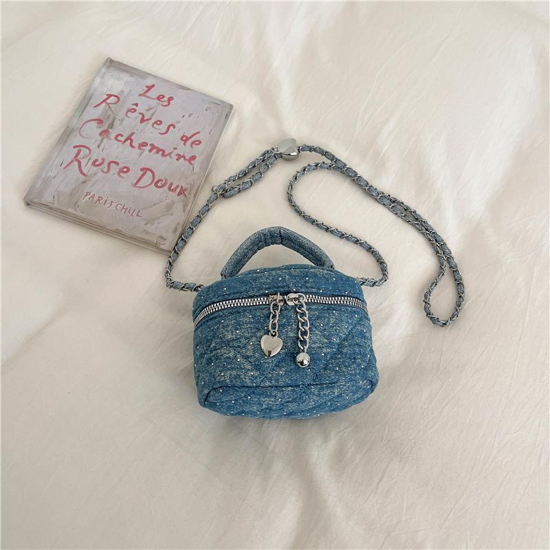 Fashion Quilted Shoulder Bag Ladies Power Bank Bag Fashion Lipstick Pack Trend Mini Box Crossbody Bag Zipper Purse Flap Handbag