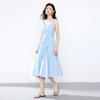 JOY SPEAKER Summer Casual Suspender Mid-length Dress AQY63333