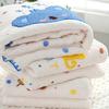 Soft Milk Velvet Blanket For Kids Warm and Lightweight 100x115cm Cute Cartoon Patterns Optional For Home Travel Nursery