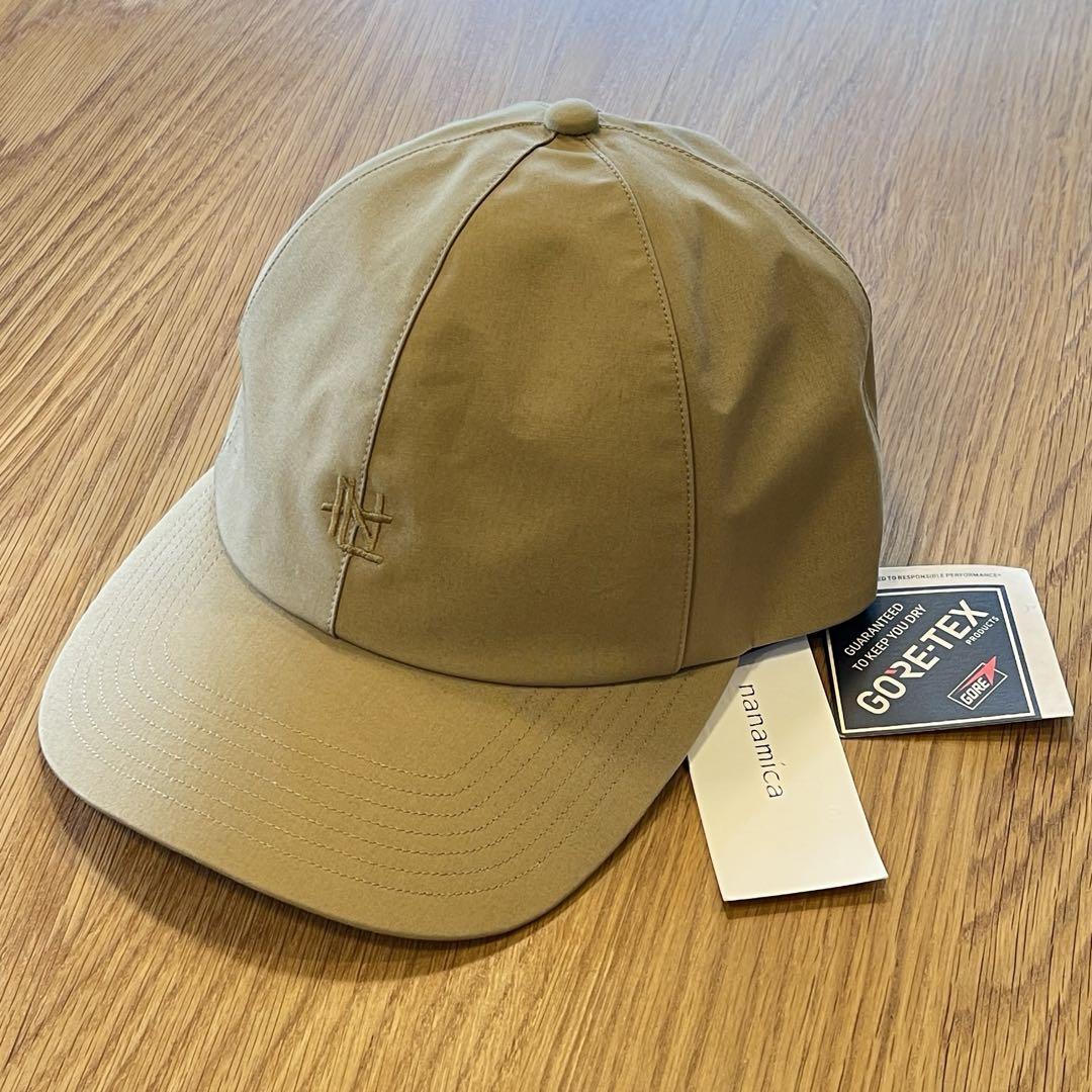 

[USED] Nanamica Gore-Tex 6-Panel Baseball Cap, Beige