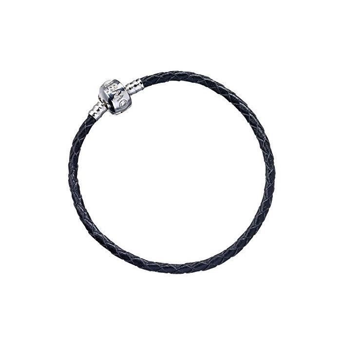 HARRY POTTER - Black Leather Charm Bracelet - 20cm : P.Derive