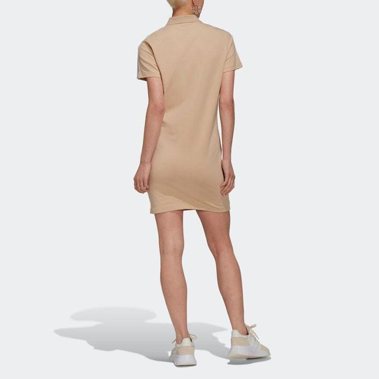 Adidas Originals Mini Logo Straight Cut Short Sleeve T-Shirt Dress Women Dresses HM2164