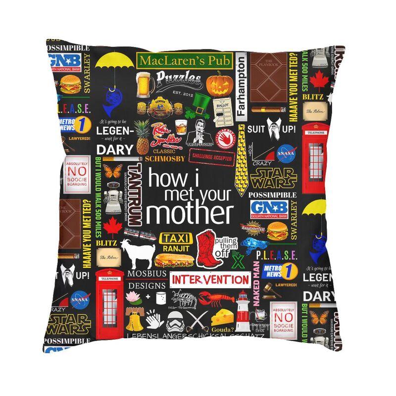 Intervention How I Met Your Mother Soffa Kuddfodral Mjuk Rolig TV-program Kuddfodral Vardagsrumsdekoration Örngott