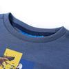 T-shirt enfants manches longues mélange bleu 92/104/116/128/140
