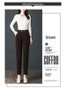 No. 121 Autumn/Winter European Women's High Waist Cotton Casual Loose Pants