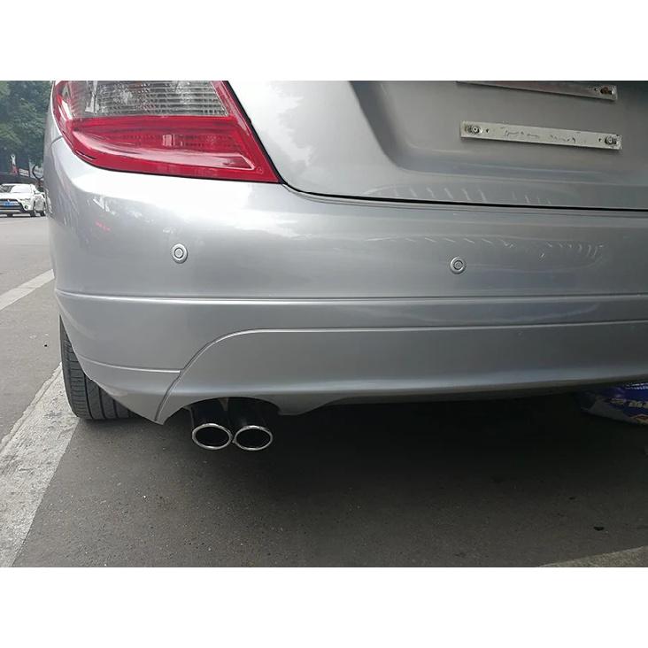 accessoir de exhaust muffler end pipe protector tail decorative tip sus#304 stainless steel auto parts For Mercedes Benz C180K