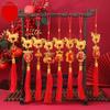 Year Of The Horse Lucky Tassel Charms - Colorful Horse  "Fu" Fortune Pendant Decorfor Chinese New Year Home  Car Accessor
