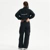 New Balance Nbnte2w402 Women Lightweight Woven Wide Cargo Pants  Black 