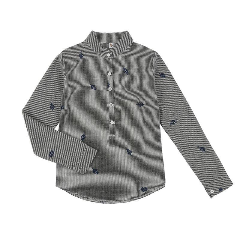 

Жіночі блузки з вишивкою, сорочка з довгим рукавом XL