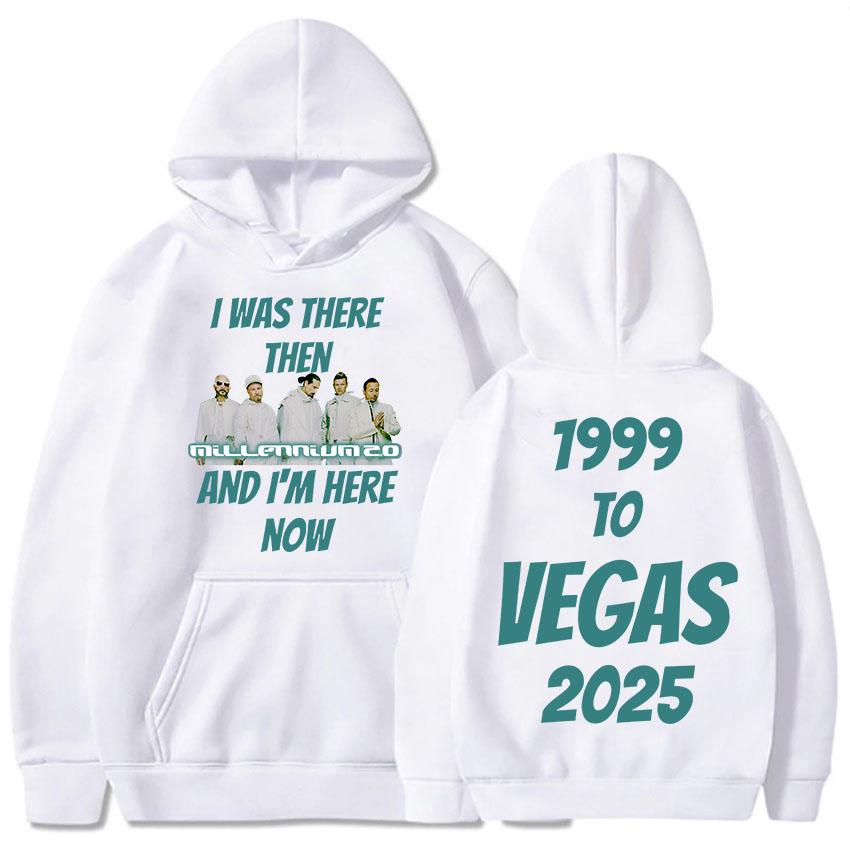 

Backstreet Boy 1999 To Vegas 2025 Tour Hoodies Millennium Album Printing Sweatshirt Long Sleeve Hooded Pullovers Men Women Hoody 3XL