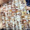 3-5mm Natural Crystal Agate Crushed Stone Beads, Irregular DIY Jewelry Accessories, Loose with Hole