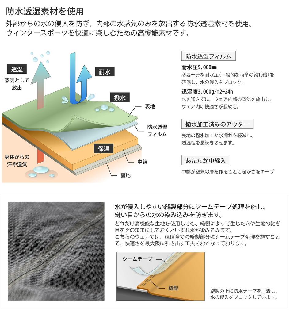 מכנסי סנובורד VAXPOT עמידים נושמים PNK WL נשים [מים 5000 מ"מ, 3000 גרם, דוחה מים, מרופדים] VA-2101 (נשים L)