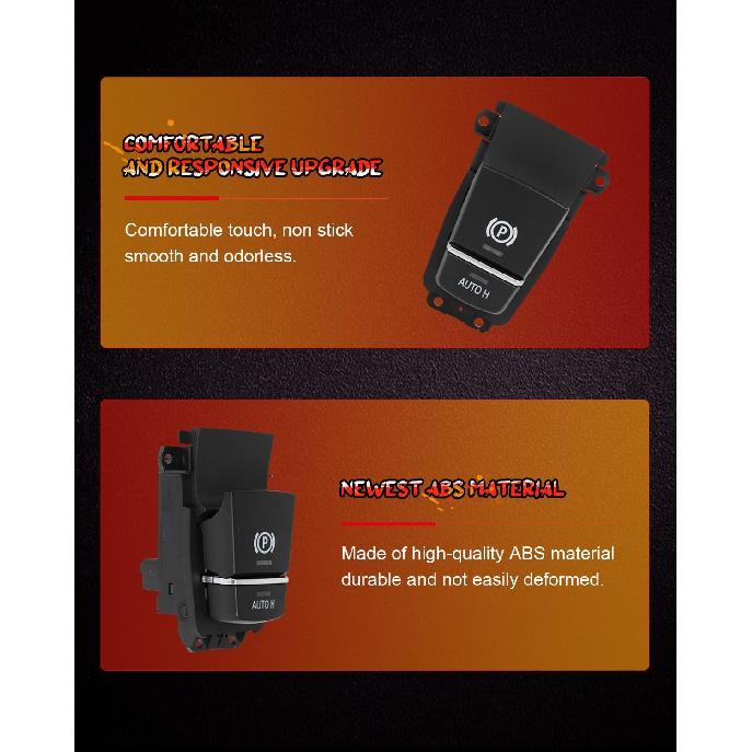 CCIYU Parking Brake Switch 61319385029 Fit 2011-2016 for BMW 528i 2012-2016 for BMW 528i xDrive 2014-2016 for BMW 535d 2014-2016 for BMW 535d xDrive