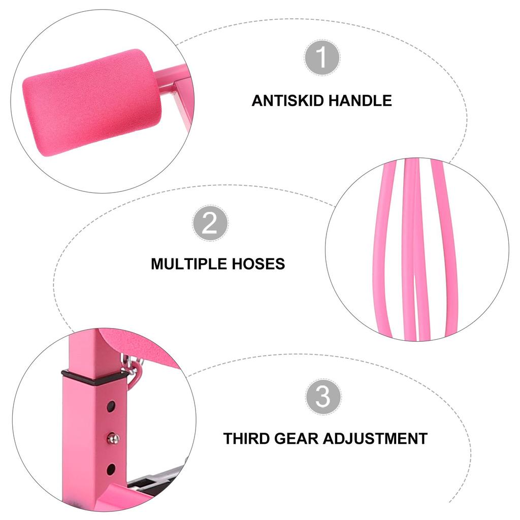 Auxiliary Belly Fitness Equipment Device Abdomen Exerciser Floor Push Up Bar Sit-up Assist Suction Cup