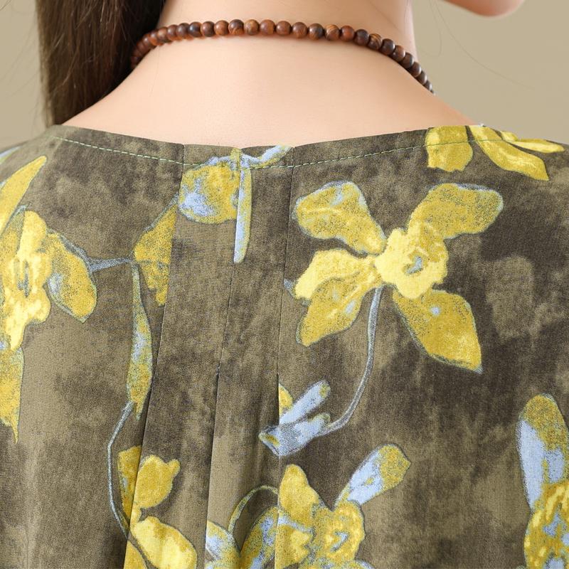 Elegant Woman Summer Dress Casual Loose Short Sleeve Long Dresses Plus Size Woman Clothing