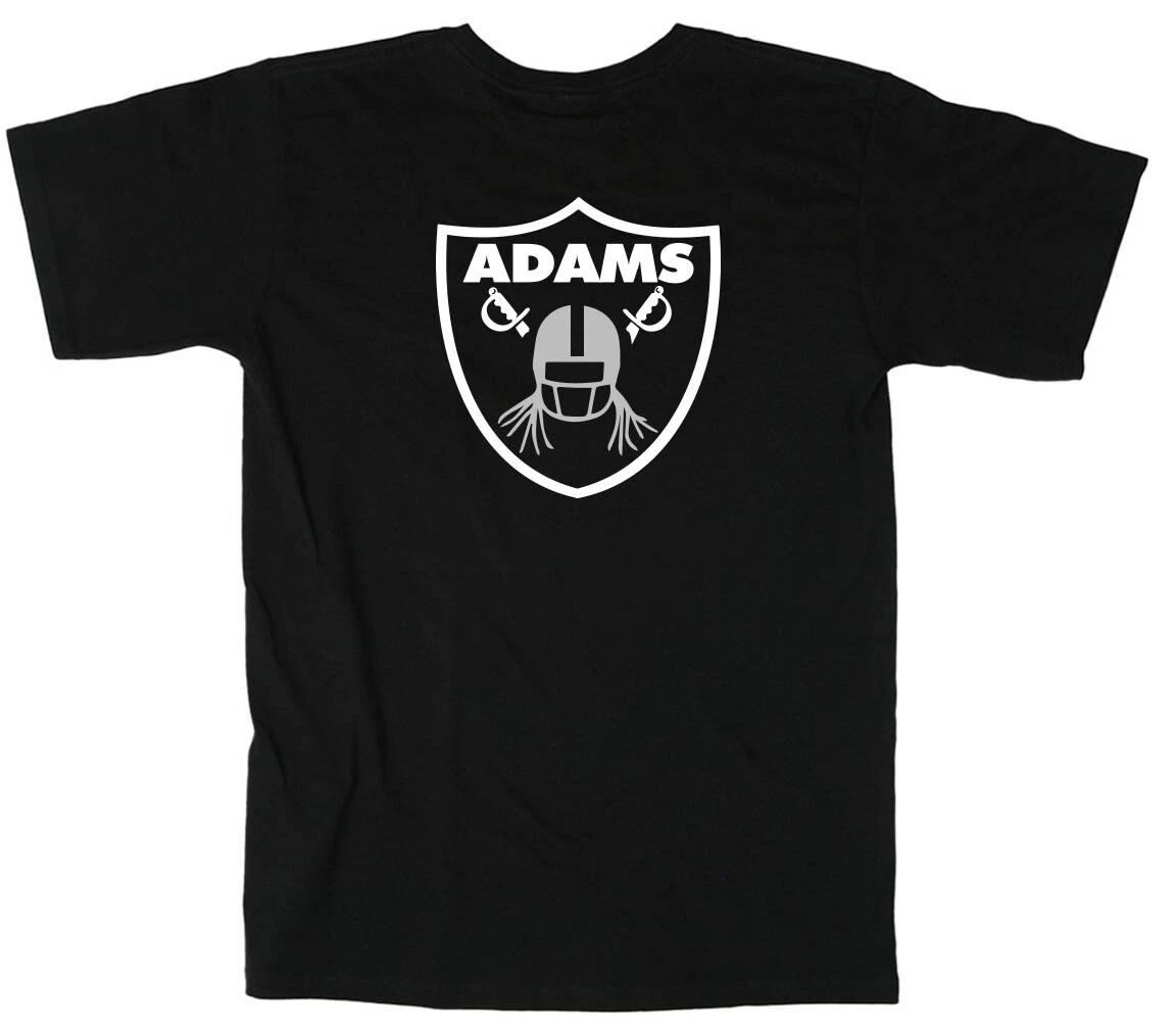 Davante Adams Las Vegas Raiders Logo Long Short Sleeve T-Shirt XXXL